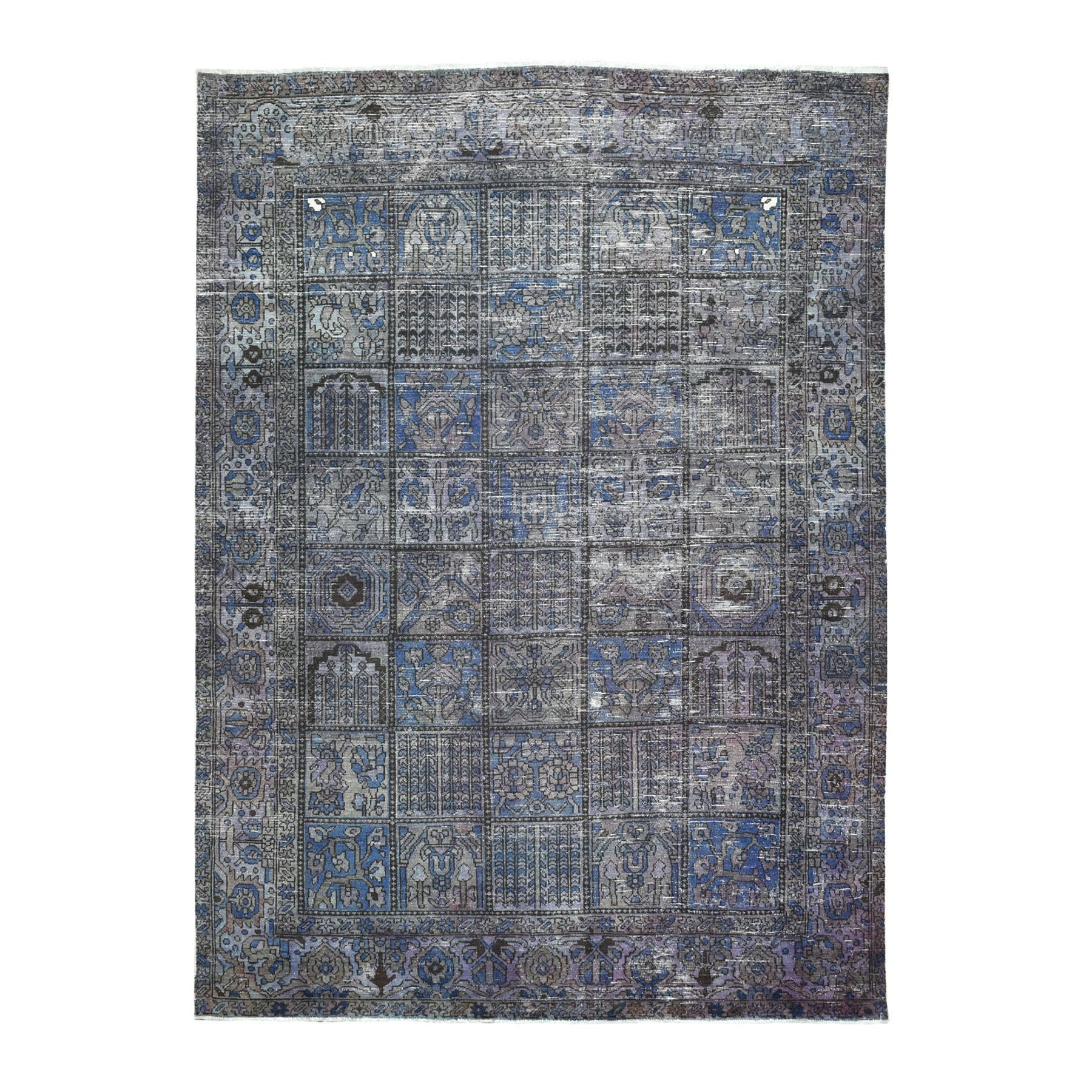 Transitional Wool Hand-Knotted Area Rug 6'9